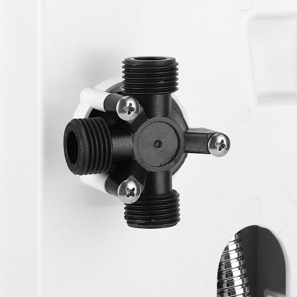 Utomhusduschbox med Varm-Kall Väljare och 2 Nycklar för Båt Husbil Husvagn
