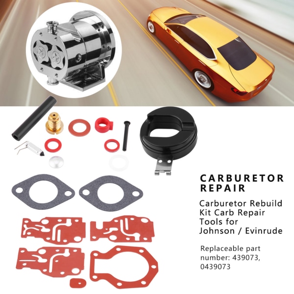 Förgasare Rebuild Kit Carb Repair Tools for Johnson / Evinrude 439073 0439073 439073，0439073