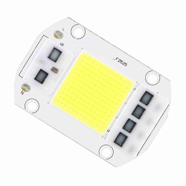 100W 220V Kallvitt Hög Effekt LED-Chip Högspännings COB Ljuskälla för Inomhus och Utomhusbruk