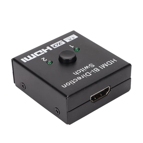 HD Multimedia Interface Switcher 4K 60Hz 1 ind 2 ud / 2 ind 1 ud 2 Port Display Splitter til PS4 PC til IOS TV