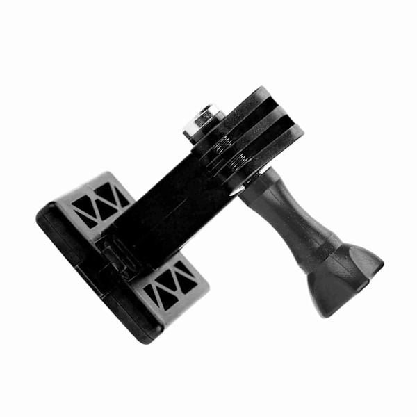Letvægts Nylon Bærbar Hjelm Adapter Base Fast Montering til Kamera (Sort)
