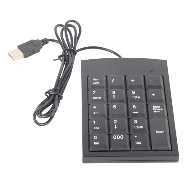 Bærbar Mini USB Numerisk Tastatur til Bærbar Computer