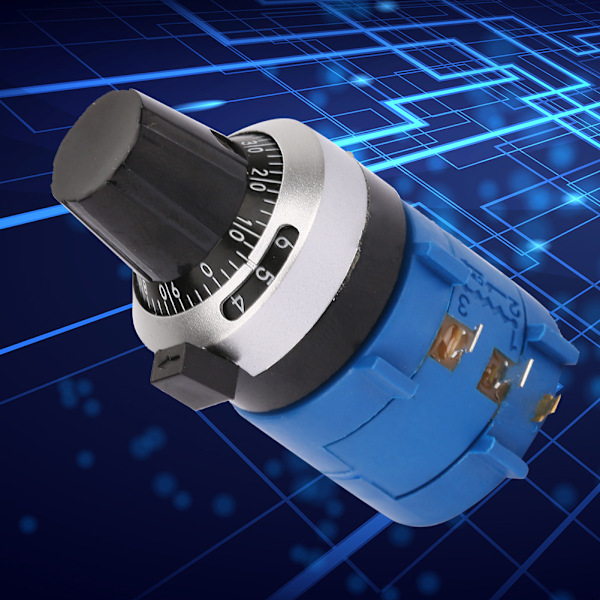 2W Høj Præcision Tælle Dial Multipel Cirkler Trådviklet Potentiometer 3590S-2-101L 100Ohm