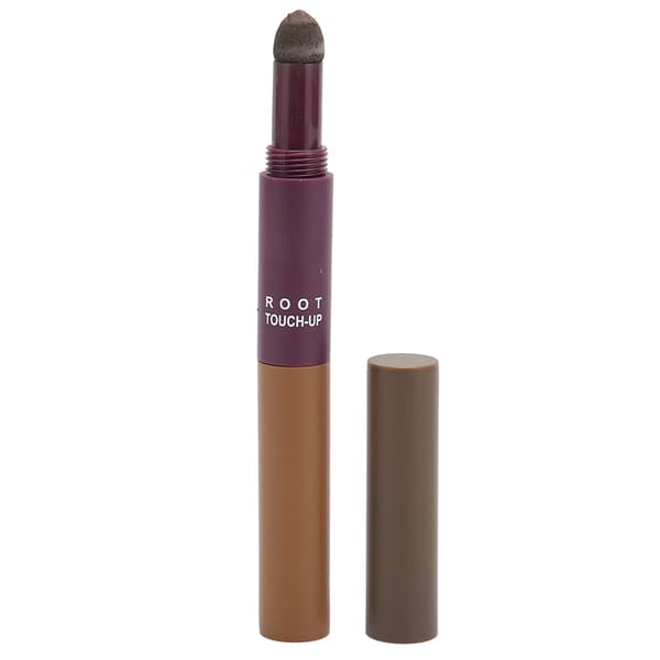 Hårlinjepudderstift Root Concealer Engangs Dobbeltsidet Grå Hårfarve Pen Medium Mørkebrun 6g
