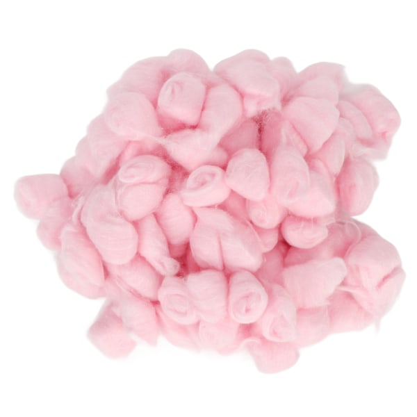Hamster Bomull Boll Vinter Varm Mjuk Liten Djurbädd Bomullsboll för Hamster Syrisk Hamster Chinchilla Rosa