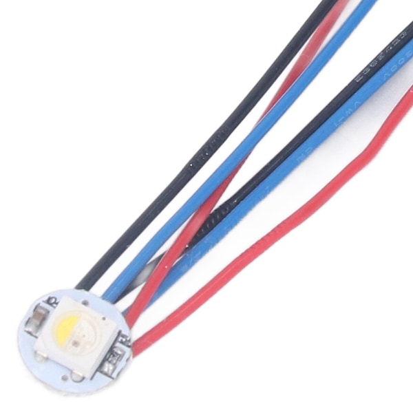 RGBW Mini Button PCB LED svetsad med PTFE-kabel Extruder Hot End Light Bar för Voron 2.4 Stealthburner 3D-skrivare DC5V