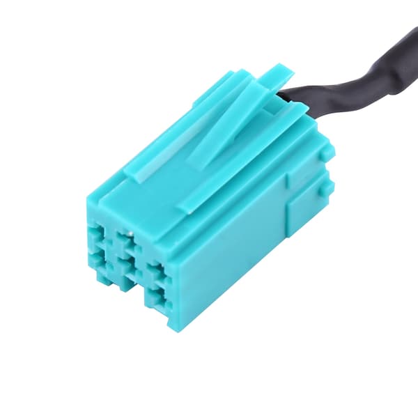 Bil 6-pin til 3,5 mm stik Aux-kabel til Renault Update List Automobile Data Line