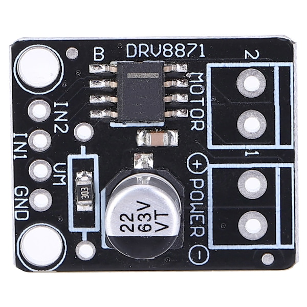 DC-moottoriohjainkortti DRV8871 BOB -ohjainmoduuli 3.6A PWM-ohjausportti tulostimelle, sähkölaitteille, teollisuuslaitteille