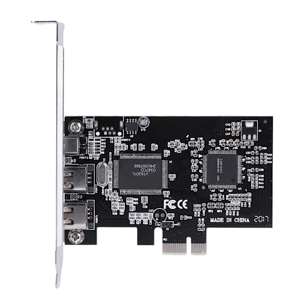 PCI-E PCI Express FireWire 1394a IEEE 1394 Kontrollerkort med Firewire-kabel