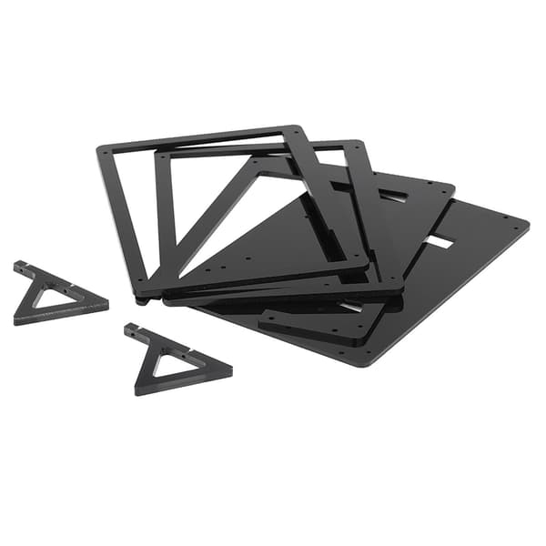 Etui for Raspberry Pi Stabil Støtte Plastbrakettskall for Raspberry Pi med 7-tommers skjerm