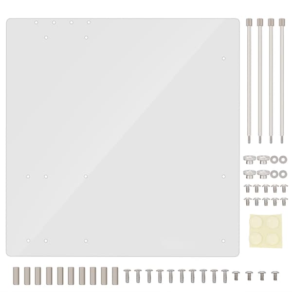Öppet Ram Transparent Akryl Overlock Datorfodral DIY Basstativ För M-ATX Moderkort