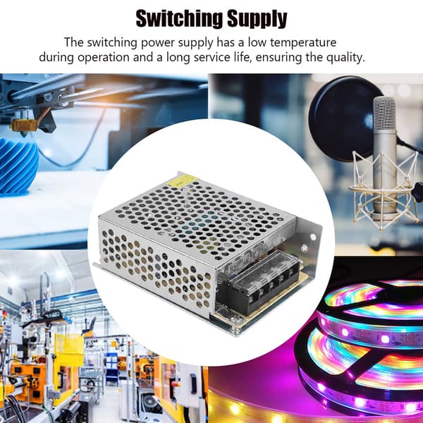 Switching Power Supply Drive Adapter LED-utrustning Reglerad transformator för CCTV DC5V(S‑30‑5（5v 6a 30W）AC100‑240V )