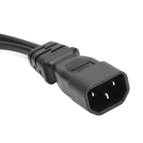 IEC320 C14 til IEC320 C13 og EU Strømkabel Professionel Y Splitter Strømstik Kabel 32 cm 10A 250V