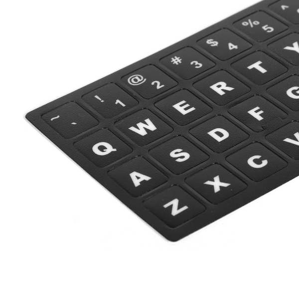 Engelskt tangentbordsklistermärke, ersättande tangentbordsklistermärke för stationär PC Bärbar datortillbehör