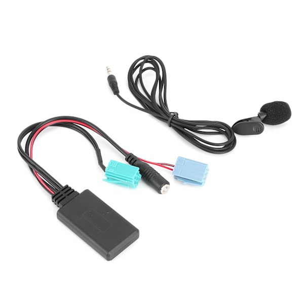 6-polig Bluetooth-ljudkabel Bilstereo AUX-IN-adapter med mikrofon Passar för Clio/Espace/Megane