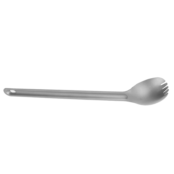 Letvægts Langt Håndtag Titanium Spork/Ske Metal Bestiksæt til Udendørs Camping Langt Håndtag Ske og Gaffel