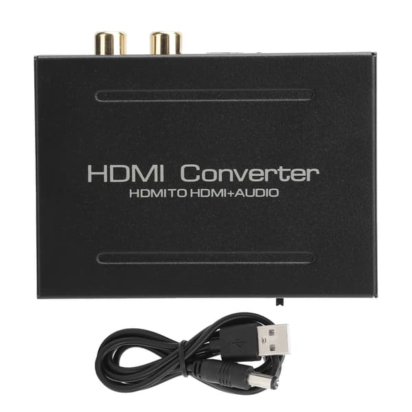 Audio Extractor Converter HighDefinition Multimedia Interface til AUDIO+ SPDIF+ R/L (Sort)