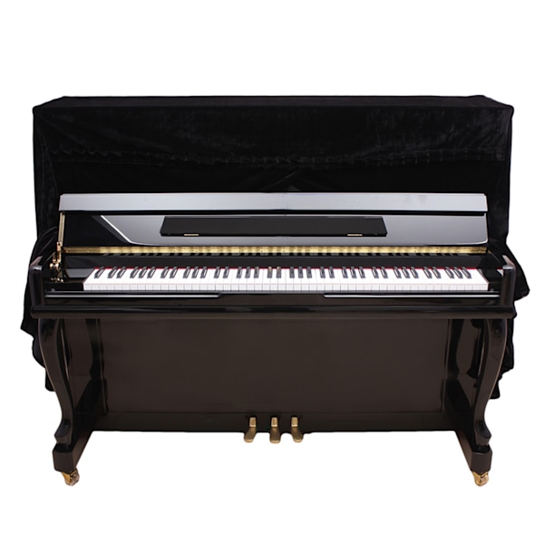5 Färger Snyggt Plysch Upprätt Fullt Pianostoftöverdrag Instrument Tillbehör Dekoration