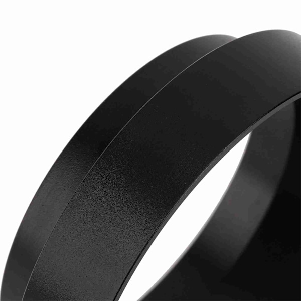 Kaffepulver Doseringsring Tragt med Magnetisk Udskiftning Kaffemaskine Tilbehør Sort 58mm med Magnetisk