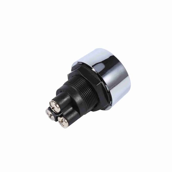 Multifunksjonell DC 12V 50A Bilmotor Startknapp Tenningsbryter Rødt Lys