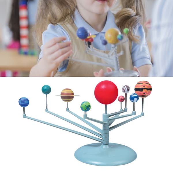 DIY Puzzle Samling Planetarisk Sol System Legetøj Børn Pædagogisk Legetøj