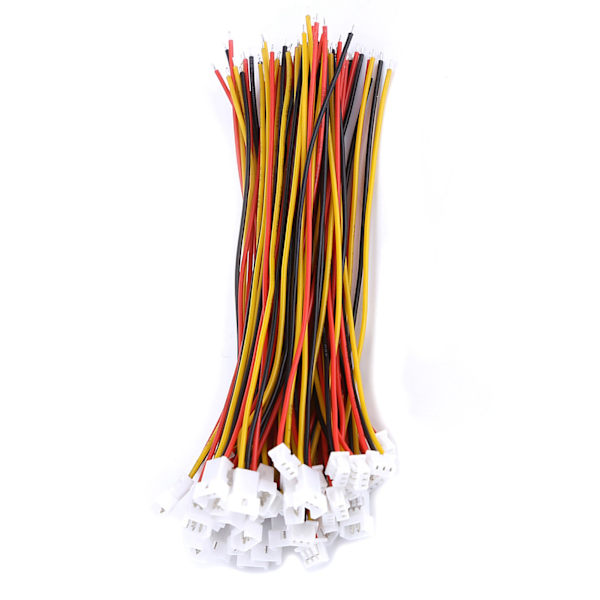 20 setin pakkaus Micro JST 1.25MM 3-nastainen uros- ja naarasliitin pistoke johdoilla (3-nastainen)