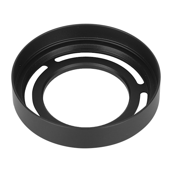 LHX10 Vackert Utseende Ihålig Metall Kompakt Avtagbar Motljusskydd för Fuji X10/X20/X30 (Svart)