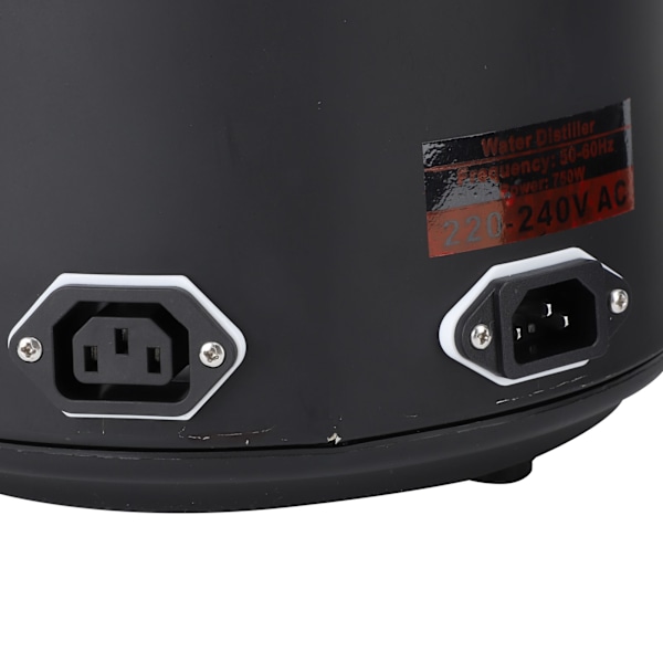 Vanddestillator 4L Rustfrit Stål Automatisk Sluk 750W Fuldautomatisk Destilleret Vandmaskine til Hjemmelaboratorium Kontor EU Stik 220V