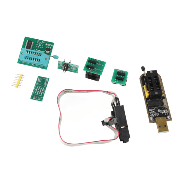 CH341A USB programmerare SOP8 testklämma 1,8V adapter SOP8 till DIP8 omvandlarmodul