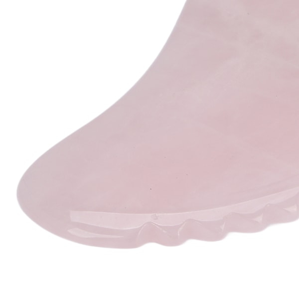 Rose Quartz Gua Sha Verktyg Resa Bärbar Ömhet Smärtlindring Skrapbräda för Axlar Buk Ben