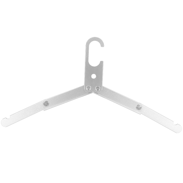 Aluminiumlegering Utomhus Hopfällbar Multifunktionell Hängare Halkfri Portabel Torkställning (Silver)