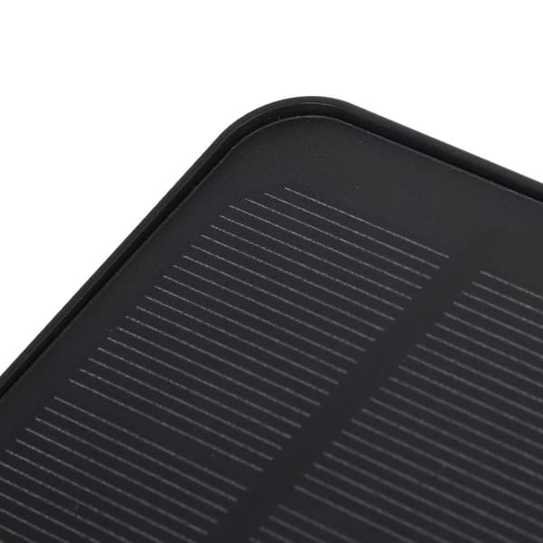 Kamera Solpanel IP65 Vandtæt Kamera Oplader 5V 4W Høj Effektivitet til Micro USB C Sort