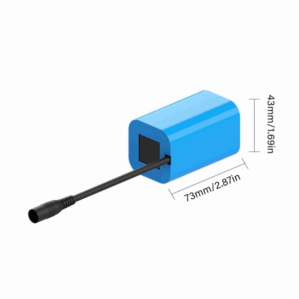 Genopladeligt batteri 7.4V 12000mAh Genanvendeligt batteri til fiskefoderbåd