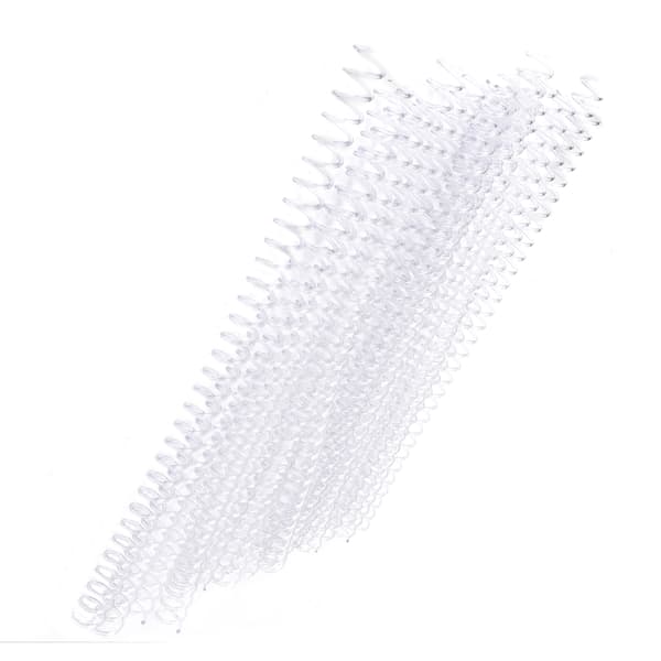 20 st 30-håls lösblad plastbindningsring spiralringar för A4-papper 13 mm transparent