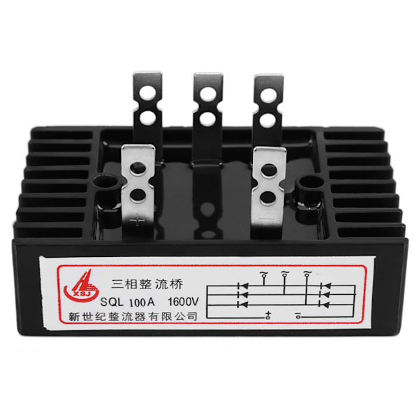 SQL100A 1600V Trefase Diode Bro Likretter AC til DC