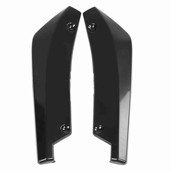 1 Par Universal Bil Modifisert Bakre Støtfanger Canard Diffuser Spoiler Leppe Finner Karbonfiber