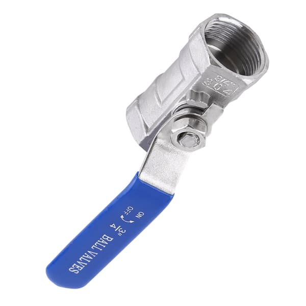 Rustfrit stål 304 sanitær hungevind tankrør kugleventil (3/4\"BSP)