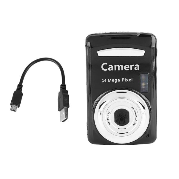 Mini Outdoor 16MP 720P 30FPS 4X Zoom HD digital videokamera videokamera (svart)