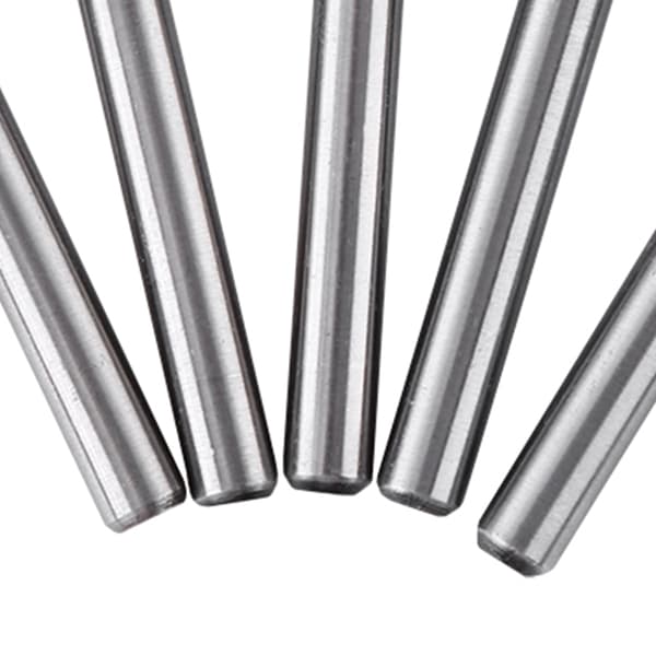 5 stk. slipefreser i wolframstål, 6 mm skaft, 10 mm hode, roterende kutterbitssett