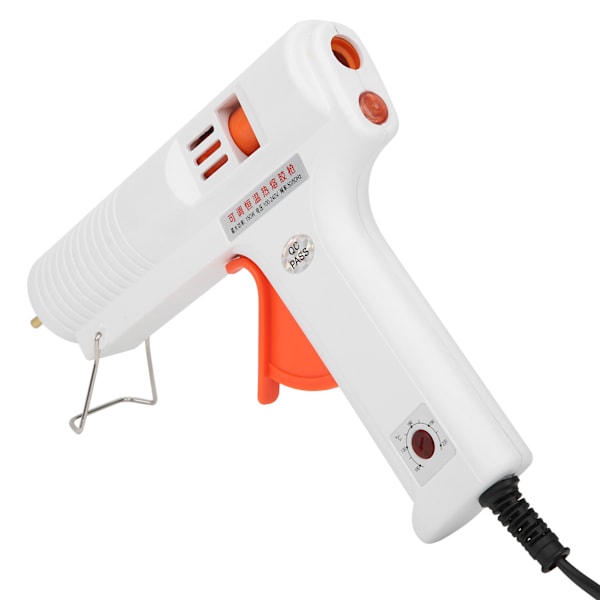 Varm Limpistol Justerbar Konstant Temperatur Hjemmereparationer DIY Håndværk 150W AC100-240V Hvid HL F (EU Stik)