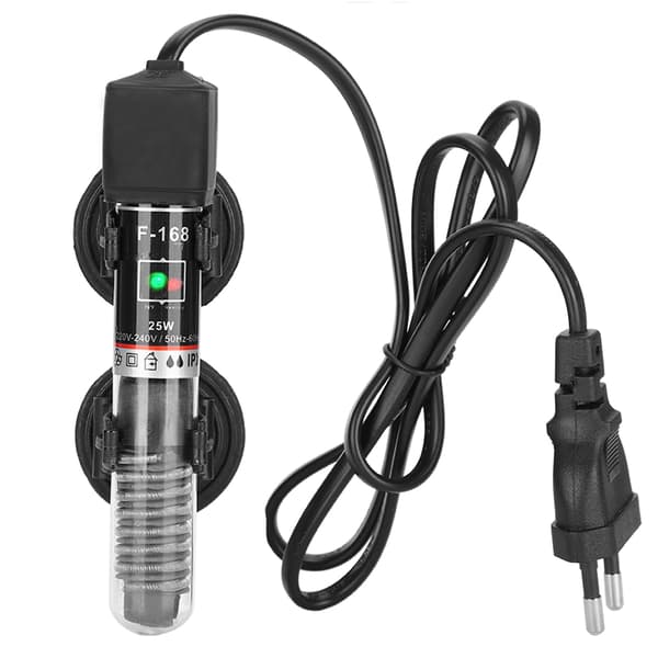 25W Akvarium Varmeelement Anti-Eksplosjon Konstant Temperatur 220V-240V