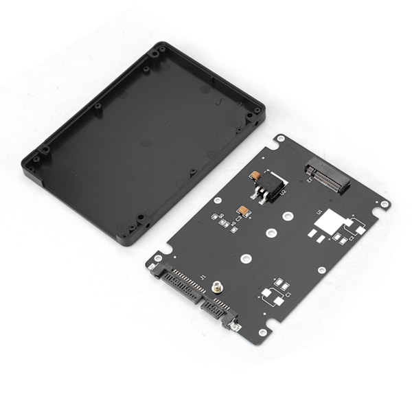 NGFF SSD Solid State Drive till SATA3 Riser Adapter Konverteringskort Svart
