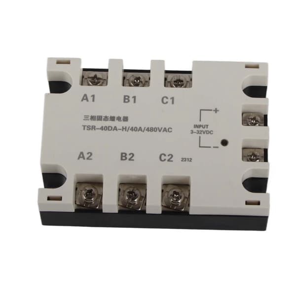 40A Trefaset SSR Inngang Solid State Relé TSR‑40DA H