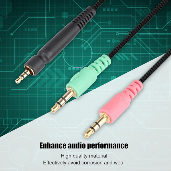 Gaming Headphone Kabel til Sennheiser G4ME ONE / PC 373D / PC37X GSP350 / 500 / 600PC Version