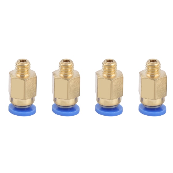 2*PTFE PTEE-rör  4*PC4 M6 Snabbkoppling+4*PC4 M10 Rakt Pneumatiskt Kopplingspush