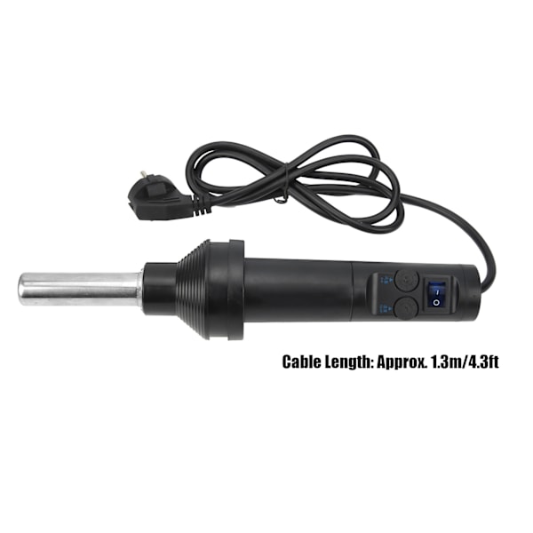 8032 Varmluftpistol Bærbar Elektrisk Justerbar Temperatur Varmluftblæser EU Stik 220V NY