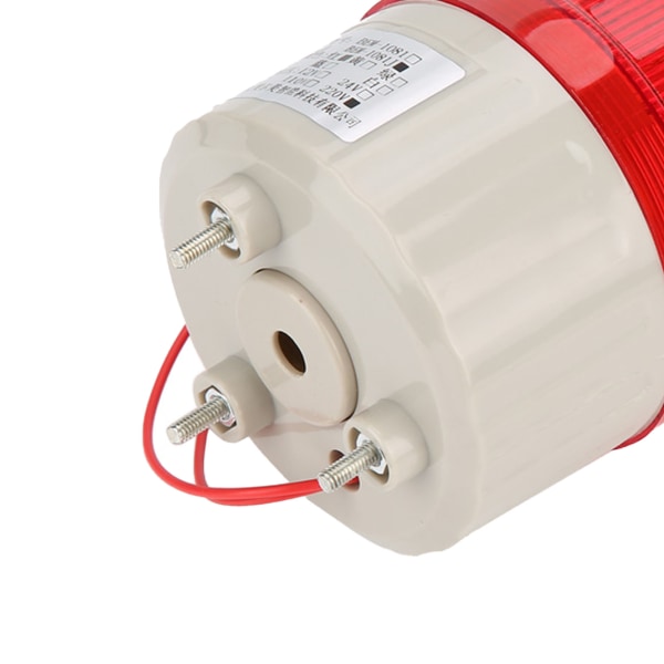 220V Røde LED Varsellys Akusto-optisk Alarmsystem Roterende Lys Nød LED Strobe