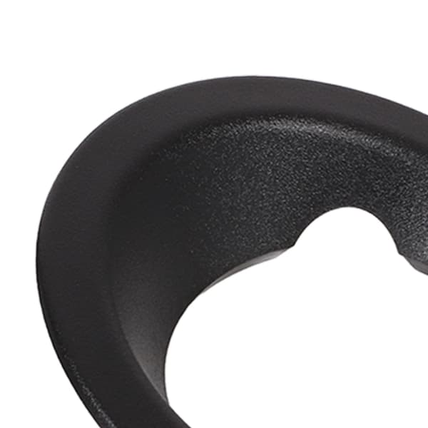 2 STK Frontfanger Tåkelys Ring Deksel 51113400912 Svart Erstatning for X3 E83 2004‑2006