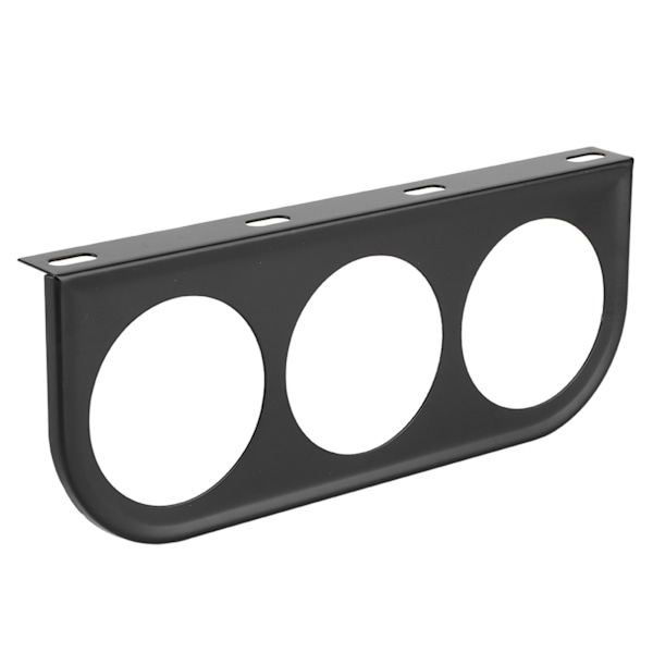 52mm/2 tum 3-håls Trippel Instrumentpanel Skal Mätare Monteringsfäste Bil Instrumentbräda Mätare Järnhållare Svart