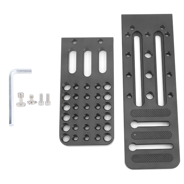 L130C DSLR Stativ Stabilisator Universal Fotokamera Video L Fäste Platta Skruvhål Fixering